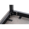 National Public Seating NPS  Steel Height Adjustable Heavy Duty Table, 24 X 60, HPL Top, Black Frame SLT3-2460H